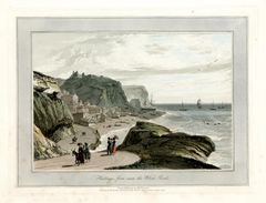 Hastings from White Rock c1823